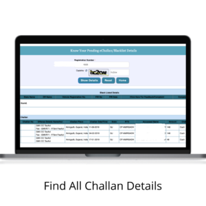 find challan list