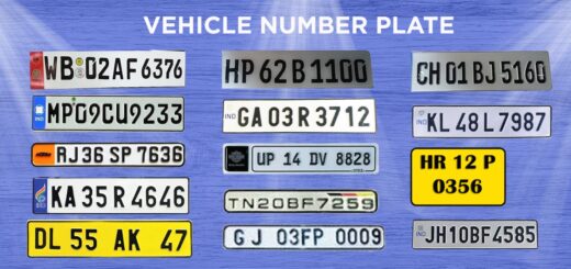 vehicle number plate