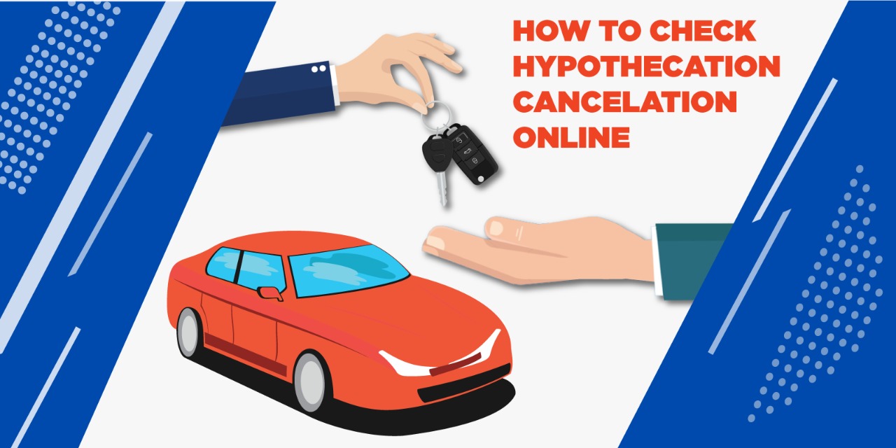 how to check hypothecation cancelation online